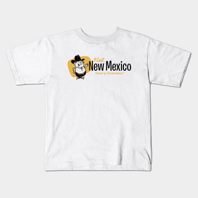 Land Of Enchantment Kids T-Shirt by sombreroinc